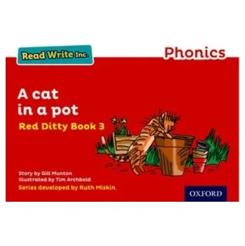 Cizí jazyk Read Write Inc. Phonics: Red Ditty Book 3 A Cat in a Pot - Munton Gill