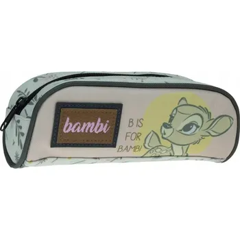 Penál Školní penál JEDNOKOMOROVÝ SRNKA BAMBI 20 cm