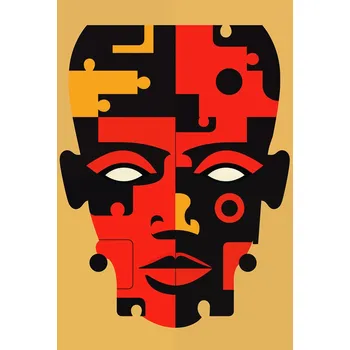 Plakát Plakát Puzzle identitou bez rámu 61 x 90,5 cm