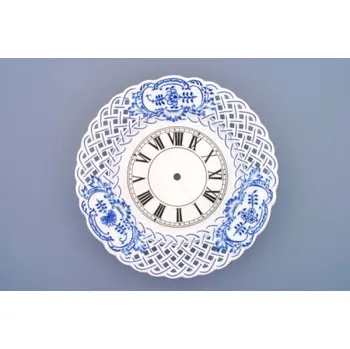 Nádoba na olej a ocet Cibulák Čelní stěna k hodinám prolamovaná 27cm bez strojku Originál Český porcelán Dubí