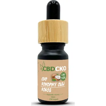 Přírodní produkt CBD + MCT Olej Strawberry/Jahoda 10% 10ml (CBDCKO-CBD-10-KOKOS)