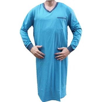 Pánská noční košile xcena Noční košile s dlouhým rukávem V Velikost: XXXXXXL