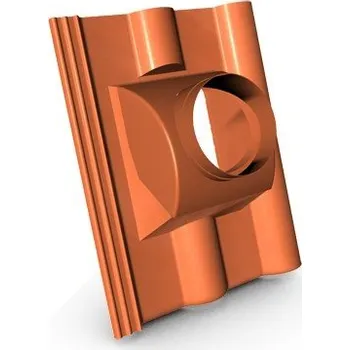 Betonpres Taška plastová pro odkouření turbokotle Betonpres Optimal Cihlová