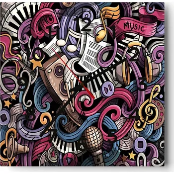 Hodiny Nástěnné hodiny do obýváku 40x40 Hudba Tiché Skleněné hodiny Bez hlučnosti