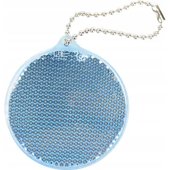 Tvrdý reflexní přívěsek Kolečko Modré CE