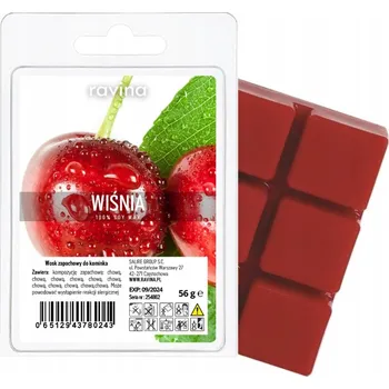 Svíčka Vonný Vosk Świece Sojowe Višeň, doba hoření více než 75 hodin