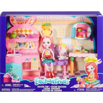 Panenka ENCHANTIMALS KUCHYNĚ BREE BUNNY PANENKA SE ZVÍŘÁTKEM
