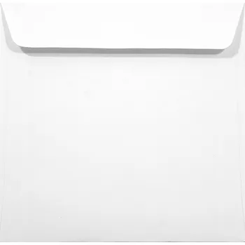 Obálka Čtvercové obálky K4 Acquerello s proužky, bílé, 5 ks