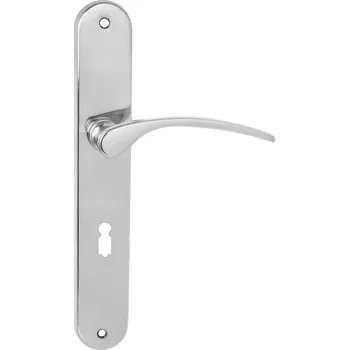 MPK - LAURA BB otvor pro klíč, klika/klika, 90 mm OC - Chrom lesklý