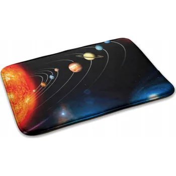 Koberec Běhoun XXL Koberec do dětského pokoje Sluneční soustava 90x60 cm