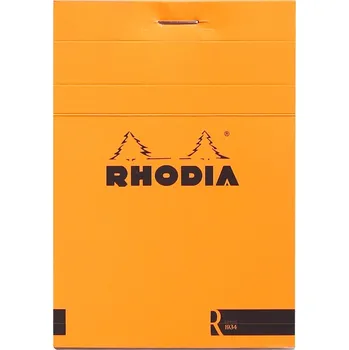 Blok Blok Rhodia Le R N°12 8,5x12 cm, linkovaný, oranžový