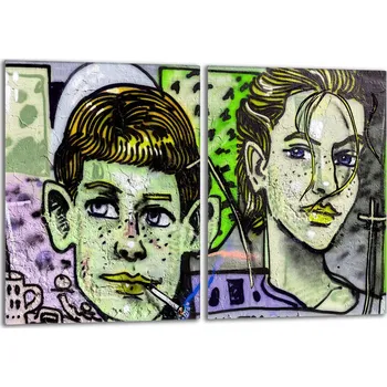 Kuchyňské prkénko Krájecí deska TMK ArtDeko sklo 2 ks