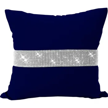 Povlak na dekorativní polštářek Dekorativní povlak na polštář 40x40 GRANÁTOVÝ s цирконами RŮZNÝCH BAREV