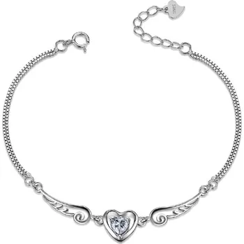 Náramek Dámský stříbrný náramek GENEVA Ag 925