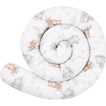 Prostěradlo CHRÁNIČ DO POSTÝLKY Válec Bavlna 300 cm JUKKI