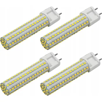 Žárovka LED žárovky Daskoo G12 15 W, teplá bílá 3000 K, 4 kusy
