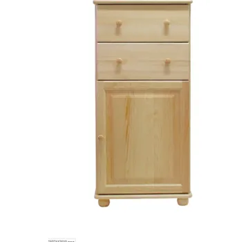 Komoda Nabytek-dreveny.cz Dřevěná komoda MB 21 60x120x42 cm borovice masiv Barevné provedení: Přírodní lakovaná