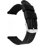 Gaira® Řemínek na hodinky Army 3320 černý, Šířka řemínku 24 mm
