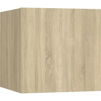 Televizní stolek TV stolek Dub Sonoma 30,5x30x30 cm - s možností otevírání dvířek vlevo