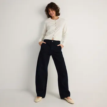 Dámské džíny Reserved - Džíny barrel leg - ocelově modrá - YS074-95J - YS074-95J-34