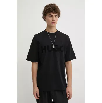 Pánské tričko Bavlněné tričko HUGO Dinkee 50525765 černá 99X, vel. XS