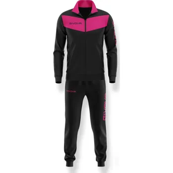 Pánské oblečení Souprava GIVOVA VISA FLUO, barva 1006 černá - zářivě růžová, velikost S