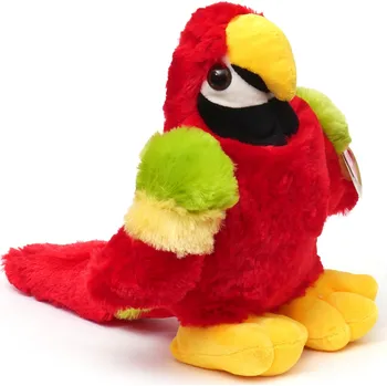 plyšák Plyšák Papoušek Ara se zvuky, zelený