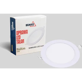 Podomítkové LED svítidlo Bemko 12 W, 4000 K, bílé, kulaté