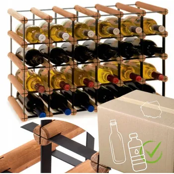 Stojan na víno Stojan na víno RW-8 6x4 regál olejovaný na 24 lahví