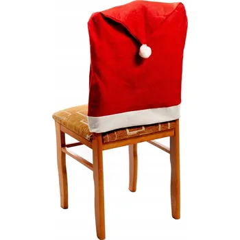 Potah na židli Potah na židli Vánoční čepice Mikuláše