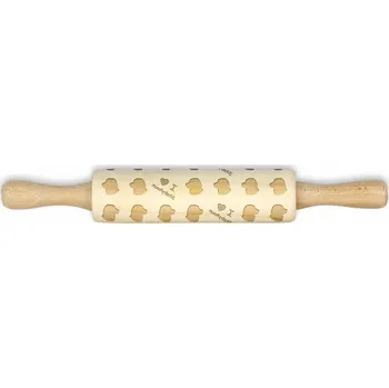 Váleček na těsto Stabyhoun - malý váleček se vzorem psa, váleček na těsto