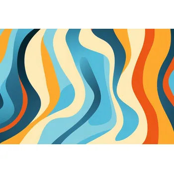 Plakát Plakát Tančící Vlny bez rámu, 91,5 x 61 cm