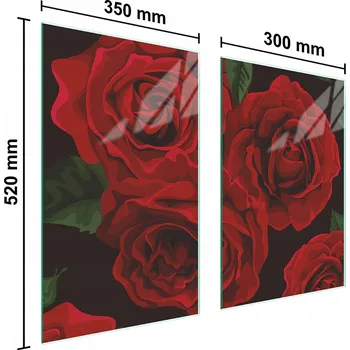 Kuchyňské prkénko Krájecí deska TMK ArtDeko sklo 2 ks