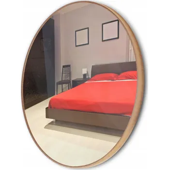 Zrcadlo Zrcadlo ve Zlatém Rámu 100 cm GLAMOUR Kartáčované