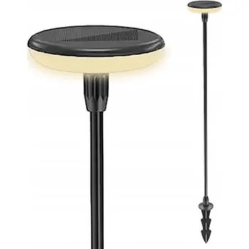 Venkovní osvětlení SOLÁRNÍ LAMPA LED SVĚTLO ZAPICHOVACÍ ZAHRADNÍ SLOUPEK UFO LUCERNA TRN