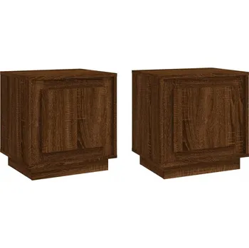 Noční stolek Noční stolek z hnědého dubu 44x35x45 cm