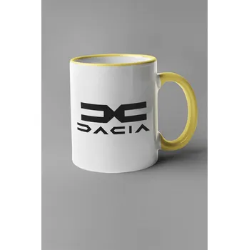 Hrnek s logem Dacia Barva: Žlutá