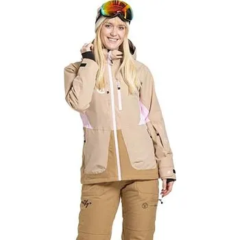 Meatfly dámská SNB & SKI bunda Gaia Latte | Písková | Velikost XS