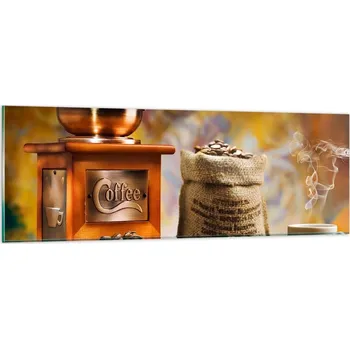 Obraz Obraz na skle do obýváku ložnice 90x30 gastronomie obrazy na zeď sklo