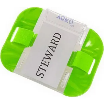 Yoko Reflexní Id páska na ruku ID03 Fluorescent Green one size