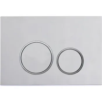 Splachovací tlačítko Splachovací tlačítko WC matný chrom Dopi, kompatibilní s rámy GEBERIT UP320/UP720