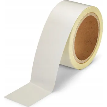 Bílá Reflexní Páska Samolepicí Stříbrná 50mm x 10m Odrazivá