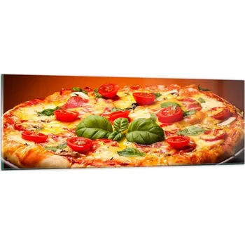 Obraz Obraz na skle do obýváku ložnice 90x30 gastronomie obrazy na zeď sklo