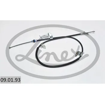 Lanko parkovací brzdy Tažné lanko, parkovací brzda LINEX 09.01.93