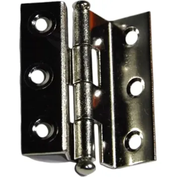 pant Pravý lomený závěs – pant s volným čepem, rozebíratelný, 40 x 35 mm, niklovaný