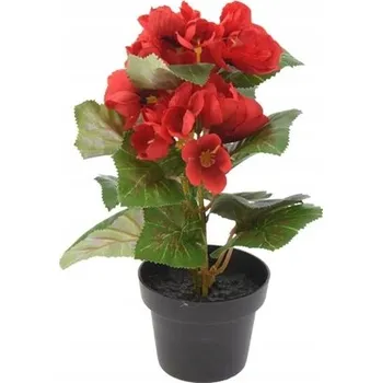 umělá květina Umělé květy v květináči 22x11x11 cm, přírodní vzhled, plast