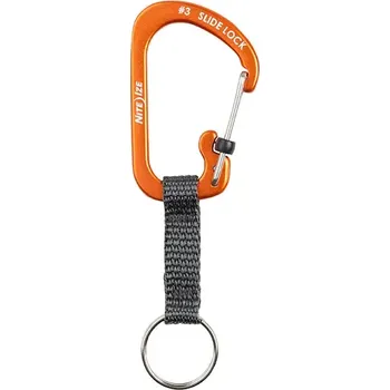 Klíčenka SlideLock Key Ring Aluminum - oranžová