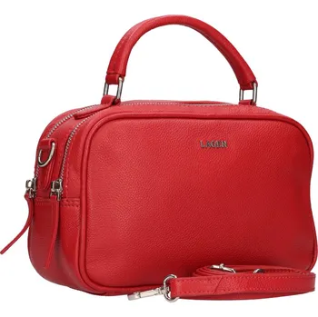 Kabelka Lagen dámská kabelka do ruky z měkké kůže - červená BLC-22/ 2086 red