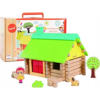 Obraz IWOOD DŘEVĚNÉ STAVEBNICE DOMEČEK V LESE