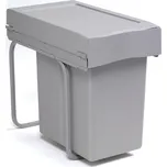 Plastový Odpadkový koš Alveus 28l, šedý